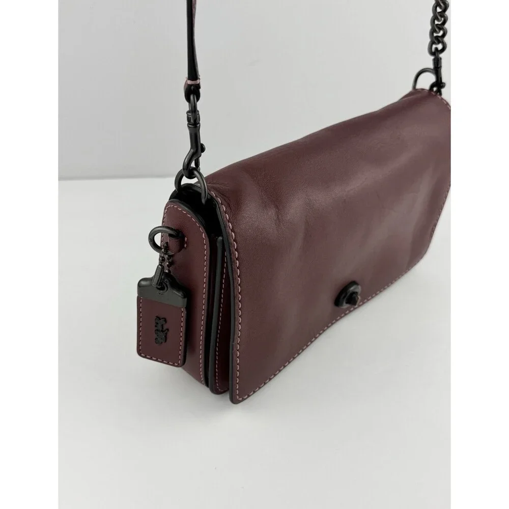COACH 1941 Dinky Bag 2Way Clutch Crossbody Oxblood Burgundy